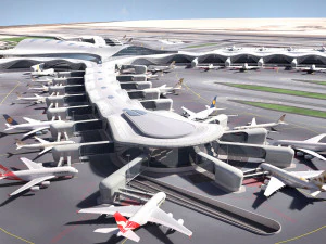 Abu Dhabi Airport 3D Model