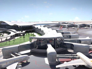 Abu Dhabi Airport 3D Model