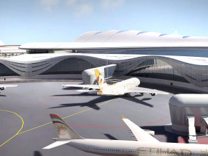Abu Dhabi Airport 3D Model