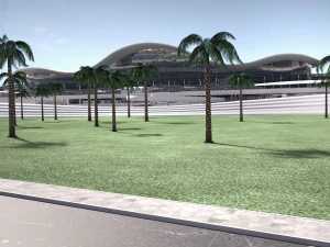 Abu Dhabi Airport 3D Model