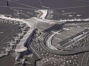 Abu Dhabi Airport 3D Model