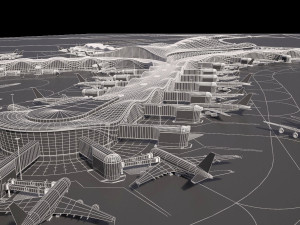 Abu Dhabi Airport 3Dモデル
