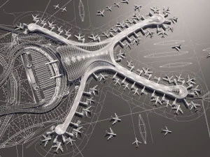 Abu Dhabi Airport 3D Model