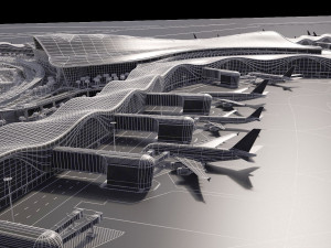 Abu Dhabi Airport 3Dモデル