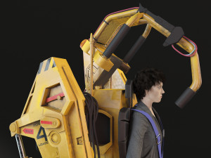 Alien Nostromo Power Loader Modelo 3D