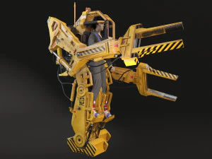 Caricatore di potenza Alien Nostromo Modello 3D