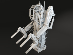 Alien Nostromo Power Loader Modelo 3D