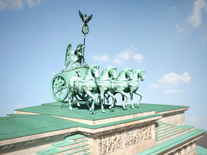 Brandemburg Berlin Gate Model 3D