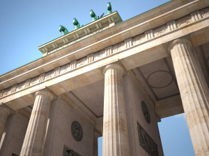Brandemburg Berlin Gate Model 3D