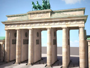 Brandemburg Berlin Gate 3D Model