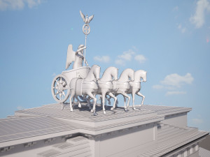 Brandemburg Berlin Gate Model 3D