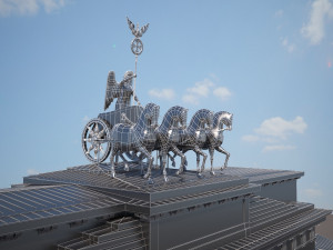 Brandemburg Berlin Gate Model 3D