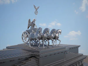 Brandemburg Berlin Gate 3D Model