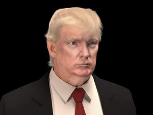 Donald Trump Modello 3D
