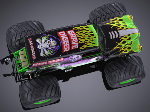 Grave Digger Monster Truck 3D 模型