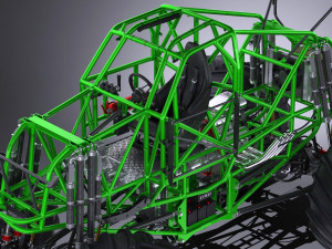Grave Digger Monster Truck 3D 模型