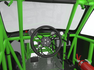 Grave Digger Monster Truck 3D 模型