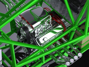 Grave Digger Monster Truck 3D 模型