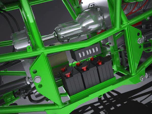 Grave Digger Monster Truck 3D Model