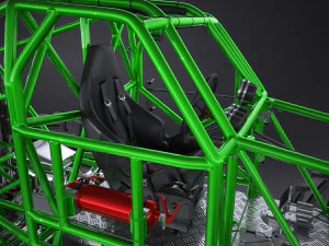 Grave Digger Monster Truck 3D Model