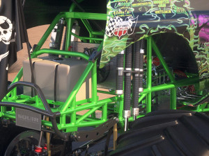 Grave Digger Monster Truck Desert Model 3D