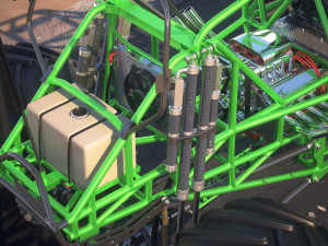 Grave Digger Monster Truck Desert Model 3D