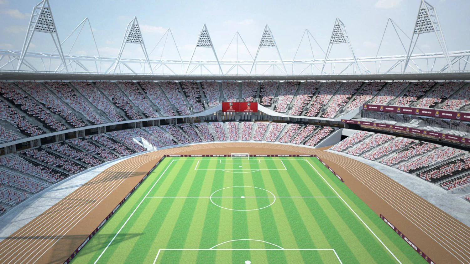Olympic Stadium London 3D Model .c4d .max .obj .3ds .fbx .stl .blend