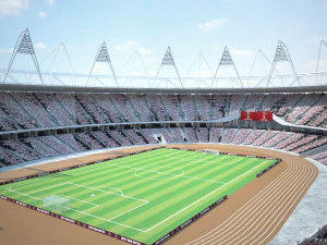 Olympic Stadium London 3D Model