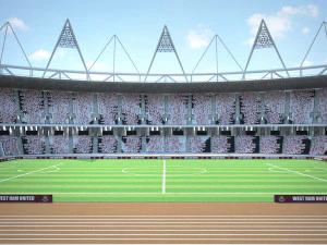 Olympic Stadium London 3D Model