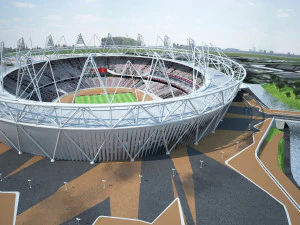 Olympic Stadium London 3D Model