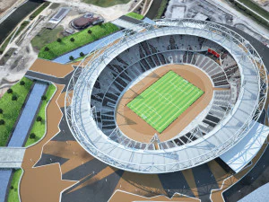 Olympic Stadium London 3D Model