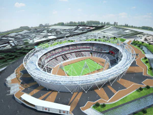 Olympic Stadium London 3D Model