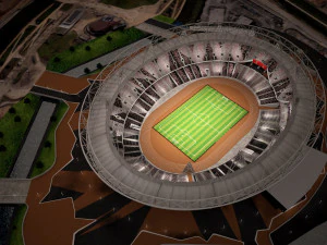Olympic Stadium London 3D Model
