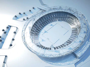 Olympic Stadium London 3D Model