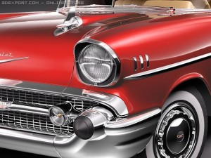 Chevrolet Bel Air 1957 Hardtop Coupe Modello 3D