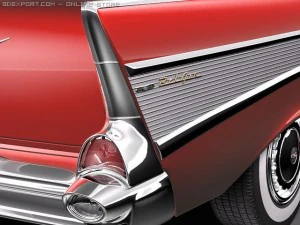 Chevrolet Bel Air 1957 Hardtop Coupe 3D Model