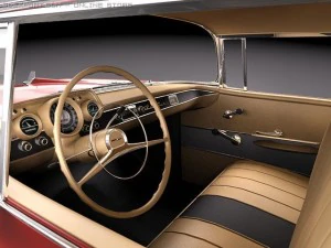 Chevrolet Bel Air 1957 Hardtop Coupe 3D Model