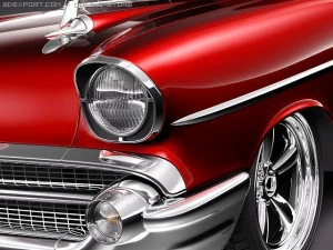 Chevrolet Belair 1957 Custom Lowrider 3D Model