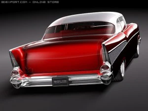 Chevrolet Belair 1957 Custom Lowrider 3D Model