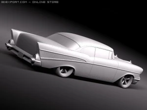 Chevrolet Belair 1957 Custom Lowrider 3D Model