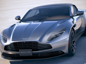 Aston Martin DB11 Volante 2019 3D Модель