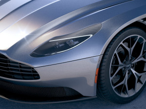 Aston Martin DB11 Volante 2019 3D Модель