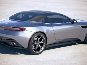 Aston Martin DB11 Volante 2019 3D Модель