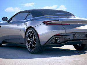 Aston Martin DB11 Volante 2019 3D Модель