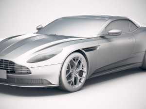 Aston Martin DB11 Volante 2019 3D Модель
