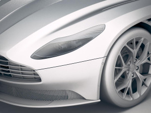 Aston Martin DB11 Volante 2019 3D Модель