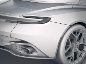 Aston Martin DB11 Volante 2019 3D Модель