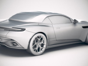 Aston Martin DB11 Volante 2019 3D Модель