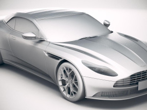 Aston Martin DB11 Volante 2019 3D Модель