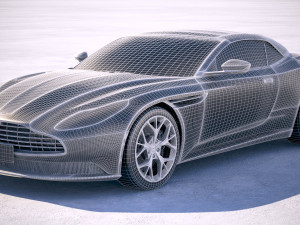 Aston Martin DB11 Volante 2019 3D Модель